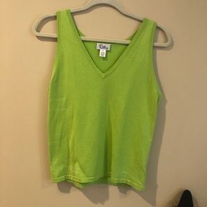 Lime green Lilly Pulitzer Tank top